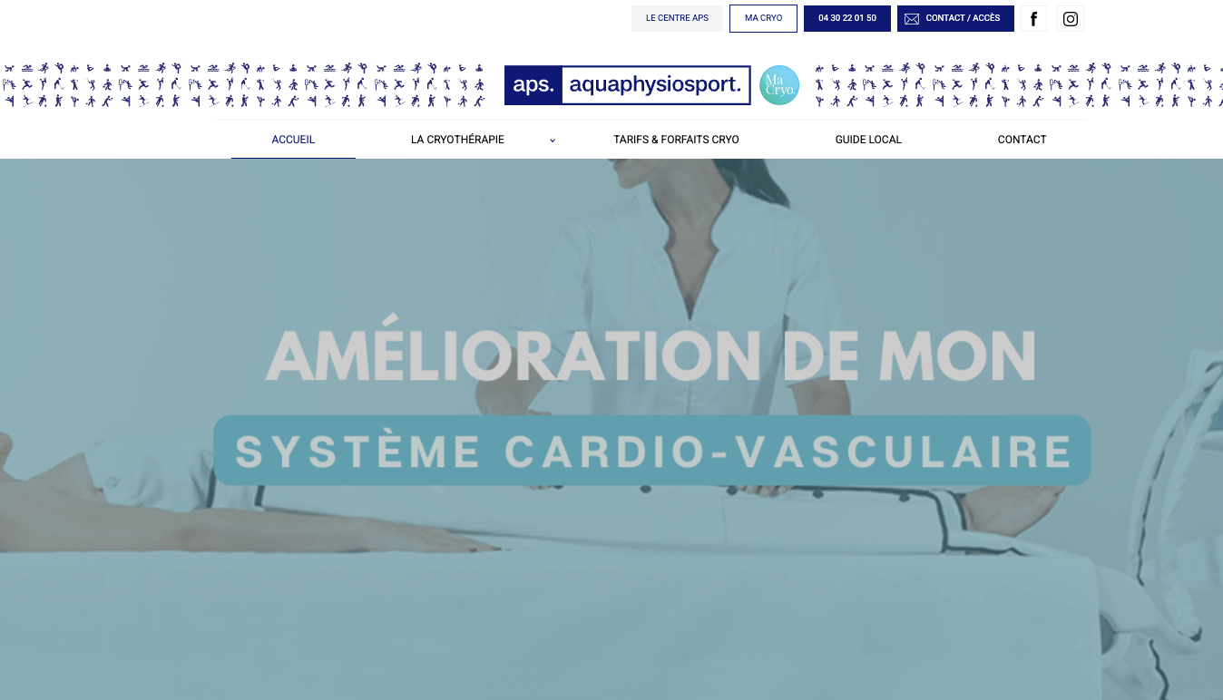 Aperçu site internet projet 2